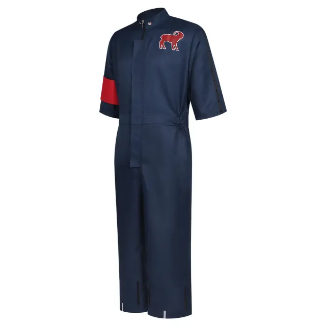 Bedruckter Unisex-Jumpsuit mit langen Ärmeln für Halloween, Cosplay und Bühne Detail 2
