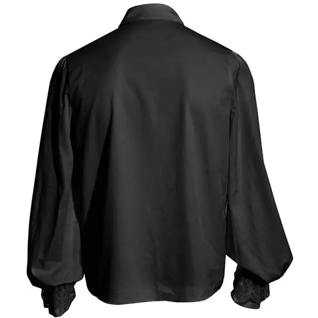Chemise cosplay vampire steampunk Renaissance unisexe détail 8