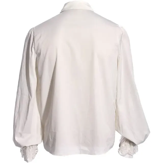 Chemise cosplay vampire steampunk Renaissance unisexe détail 14