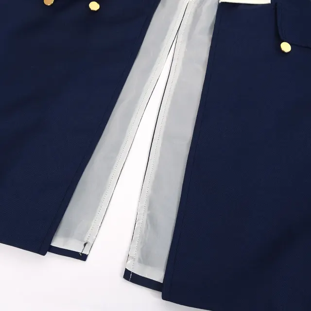 Unisex Vintage Court Tailcoat Set for Theater and Cosplay detail 12