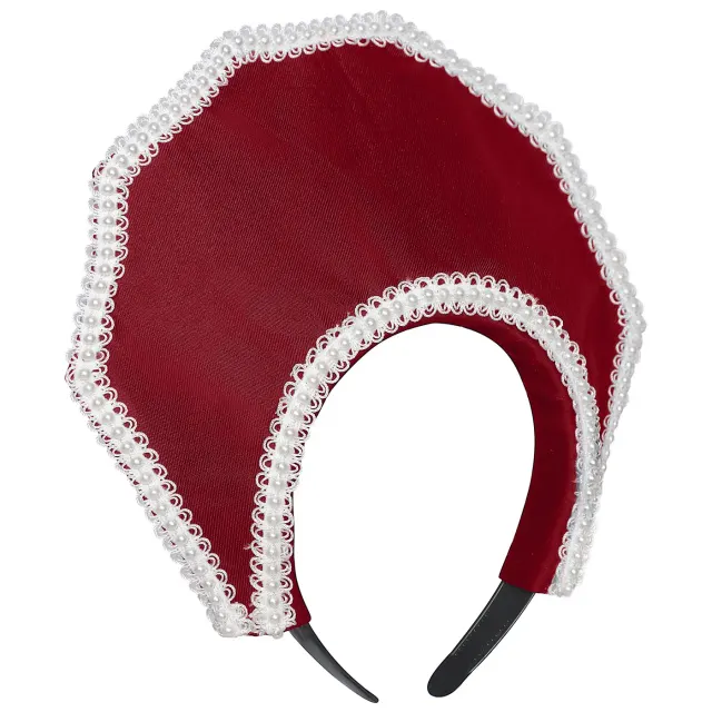 detalle de Tocado de corona Tudor de estilo victoriano para mujer 7