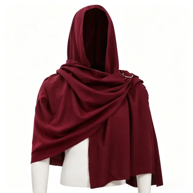 Cape à capuche viking de style médiéval et Renaissance pour cosplay homme détail 11