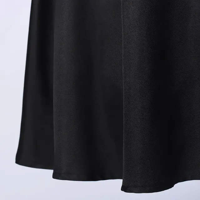 Wicked Elphaba Cosplay-Kleid, Langarm-Damenkostüm in Schwarz Detail 3