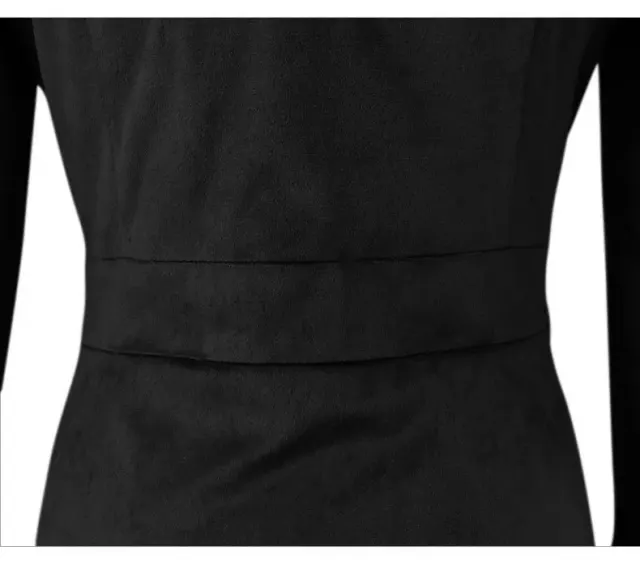 Damen-Samt-Langmantel im Mittelalter-Stil für Weihnachts-Cosplay Detail 20