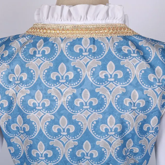 detalle de Conjunto de disfraz de vestido cervecero bávaro de Oktoberfest para mujer 3