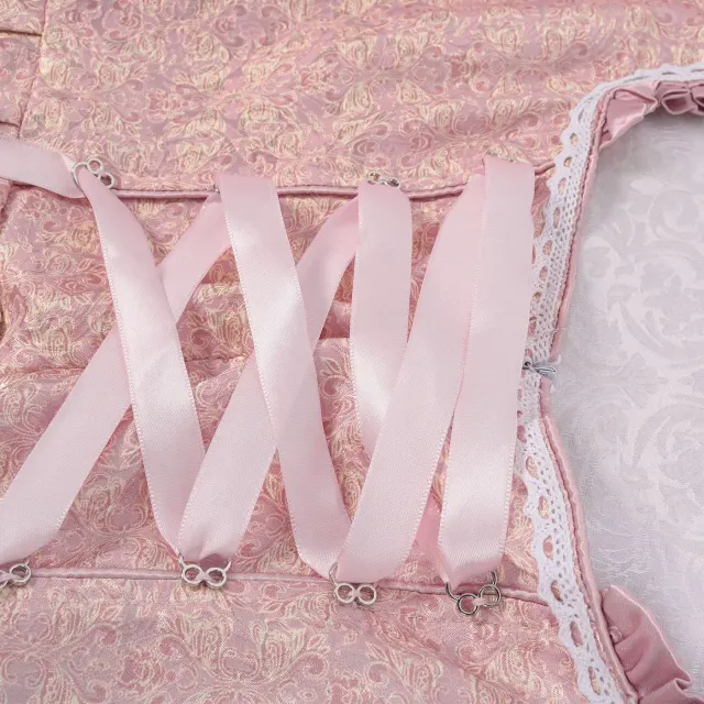 detalle de Conjunto de disfraz de vestido cervecero bávaro de Oktoberfest para mujer 22