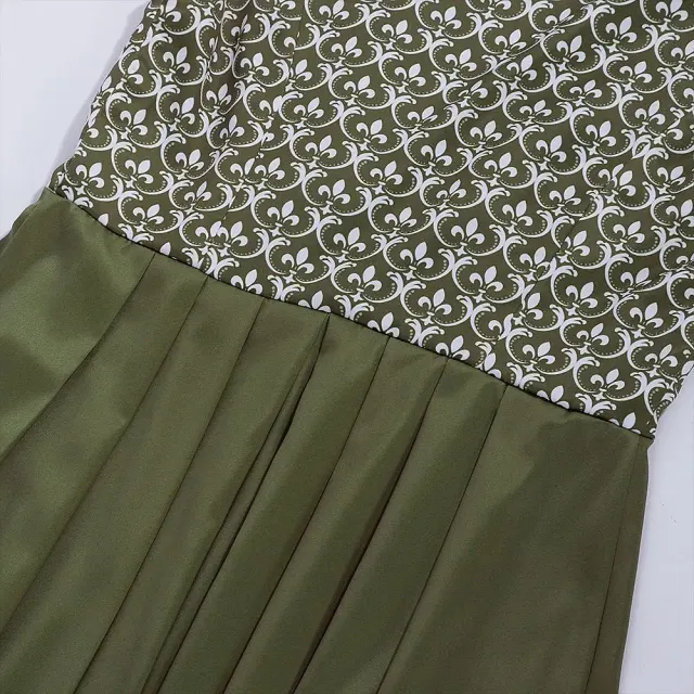 detalle de Disfraz cosplay de vestido cervecero bávaro de Oktoberfest para mujer 8