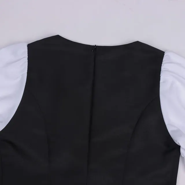 Robe Oktoberfest bavaroise pour femme pour Halloween et carnaval détail 11