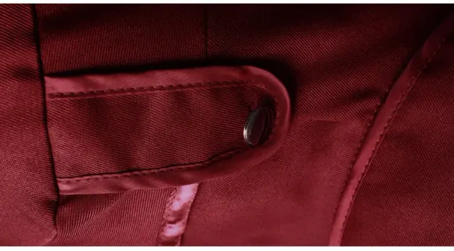 Damen-Gothic-Frackkleid, mittelalterliches Halloween-Bühnenkostüm Detail 12