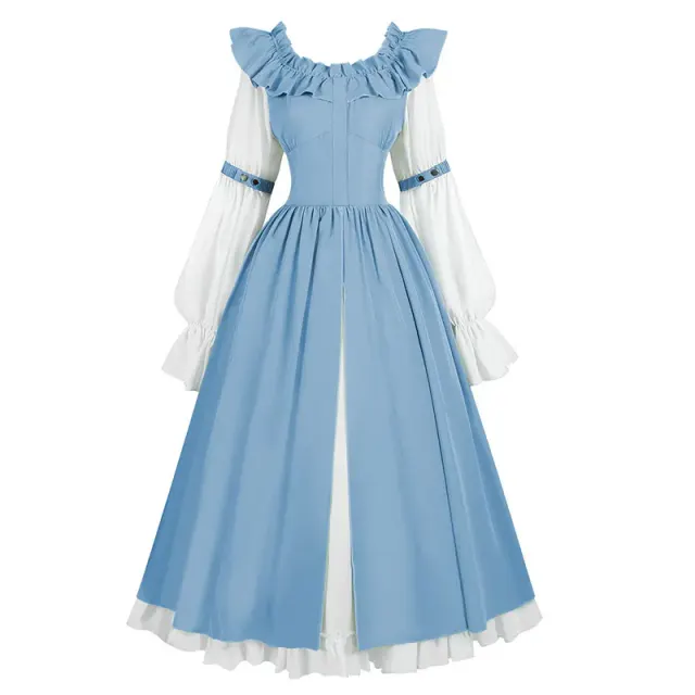 detalle de Vestido de hada Oktoberfest de manga larga para mujer para cosplay 2