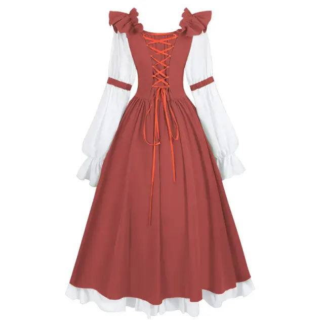 detalle de Vestido de hada Oktoberfest de manga larga para mujer para cosplay 3