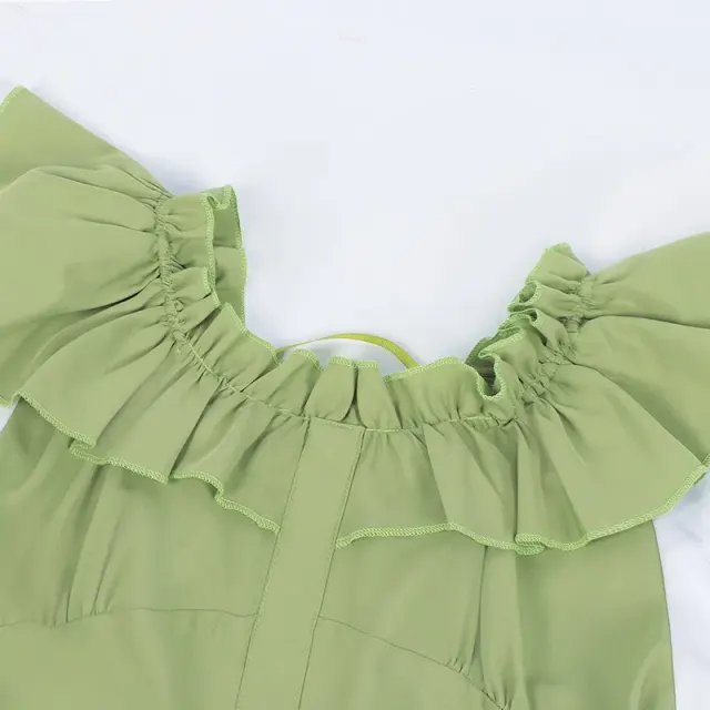 detalle de Vestido de hada Oktoberfest de manga larga para mujer para cosplay 8