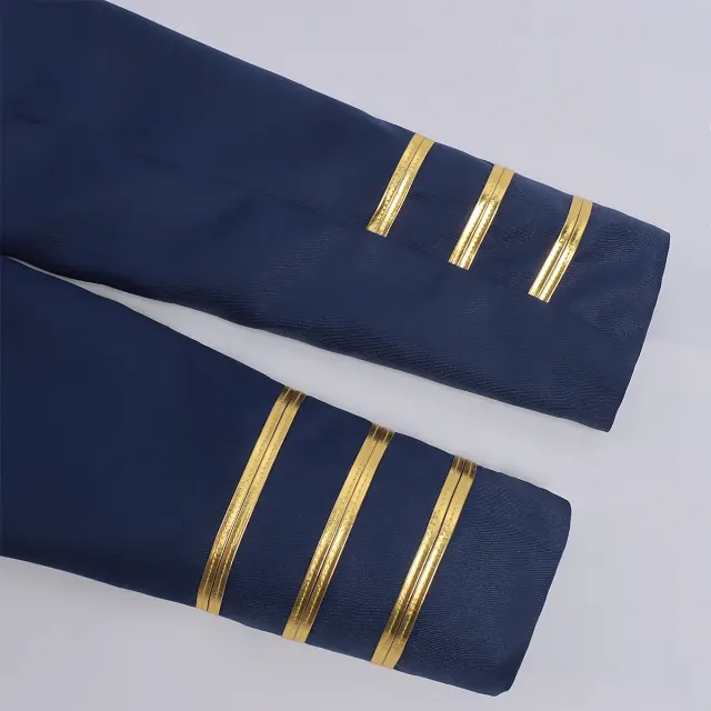 Damen-Bühnenjacke mit Goldknöpfen und doppelreihiger Knopfleiste im Stil des mittelalterlichen Hofes Detail 6