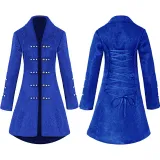Jacquard-Kleid - Blau