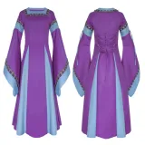 Estilo medieval de mujer - Morado