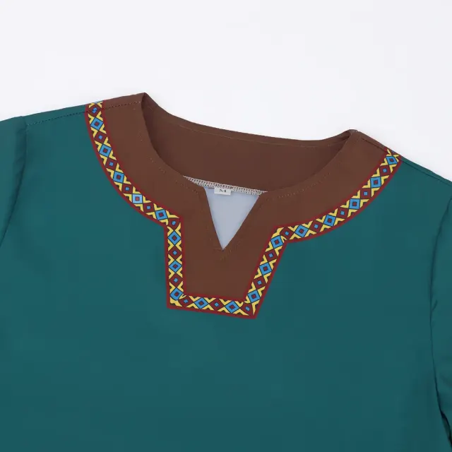 Women's Medieval Viking Peasant Dress for Renaissance Cosplay detail 4