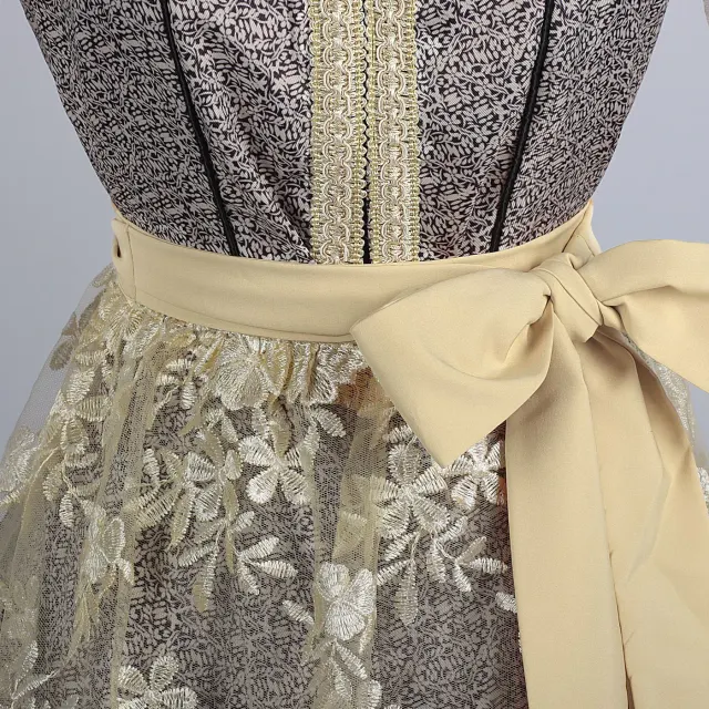 Damen-Oktoberfest-Kleid im bayerischen Stil mit Spitzenmieder für Cosplay Detail 4