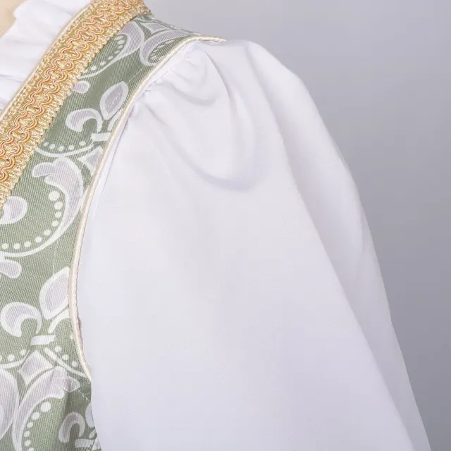 Robe de bière Oktoberfest pour femme, costume de scène en dentelle et jacquard détail 20