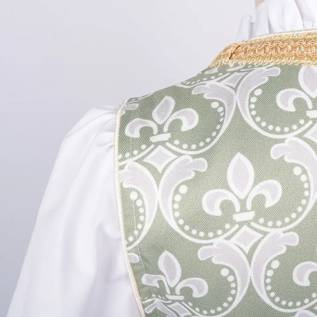 Robe de bière Oktoberfest pour femme, costume de scène en dentelle et jacquard détail 23