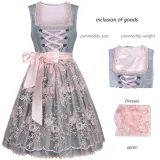 Dirndl de Oktoberfest - Vestido cervecero nuevo 3 (en stock)
