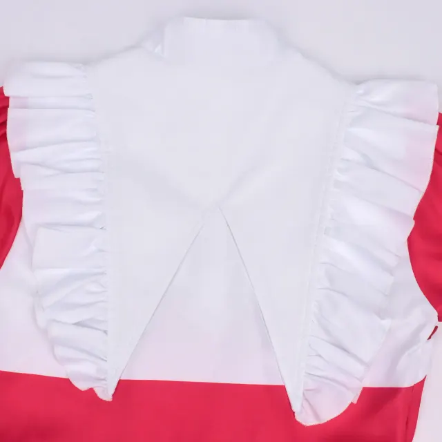 Women's Pink Anime Cosplay Dress Full Set for Halloween detail 5