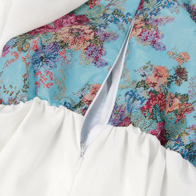 Renaissance-Hofkleid mit Korsett für Damen für Bühne und Cosplay Detail 7