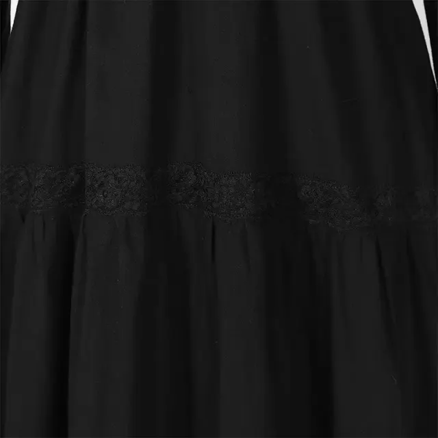 Robe de costume Renaissance pour femme à col carré et manches évasées détail 9