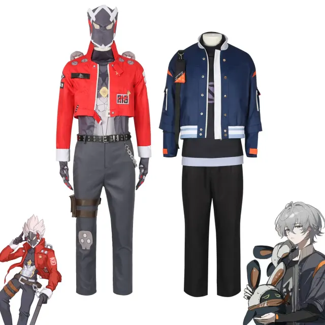Das Hauptbild zeigt das Billy-Kid-Cosplay-Kostüm-Set aus Zenless Zone Zero, gestylt für Game-, Anime- und Bühnen-Cosplay.
