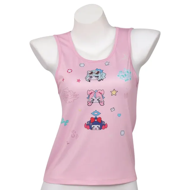 Zenless Zone Zero Qianxia Pink Print Cosplay Vest detail 1