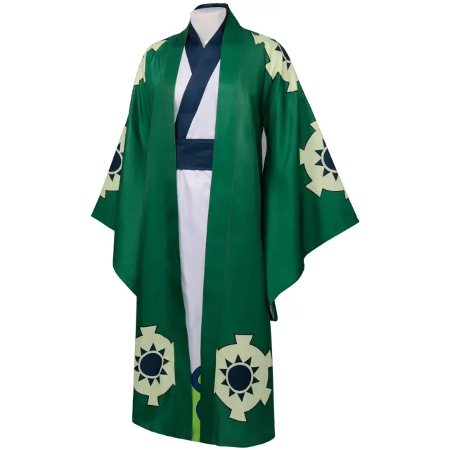 Zoro Juro Yukata Cosplay-Kostüm Langarm-Anime-Kimono-Set Detail 5