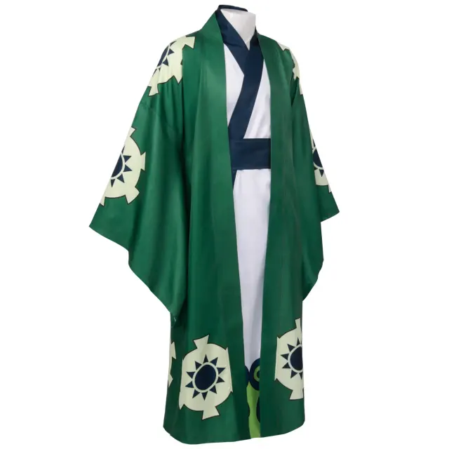 Zoro Juro Yukata Cosplay-Kostüm Langarm-Anime-Kimono-Set Detail 6